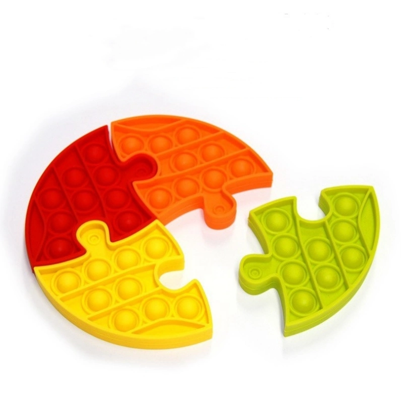 Various Shapes Stess Relief Push Bubble Silicone Pop It Puzzle Fidget Toy