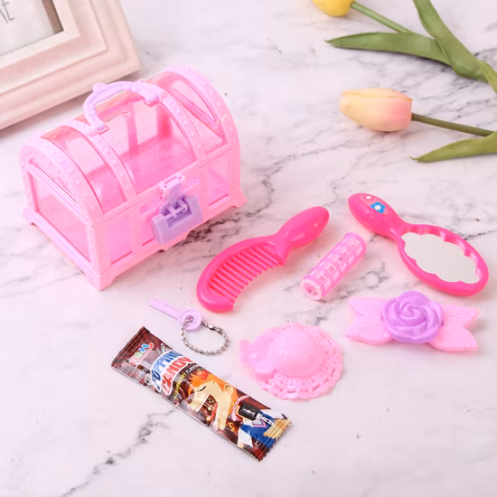 オリジナリティ 新しいスタイル カスタム ロゴ ポッピング キャンディ コーム ミラー 女の子化粧品 ハラール スウィート キッズ おもちゃ チェスト キャンディ